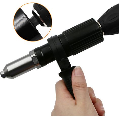 Kit adaptateur pour riveteuse électrique, perceuse, convertisseur pour riveteuse, accessoires pour outils à main facilitant le travail (1/4)