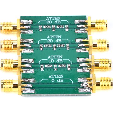 Atténuateur fixe DC-4,0 GHz, connecteur SMA double femelle, atténuateur radiofréquence 50 Ω