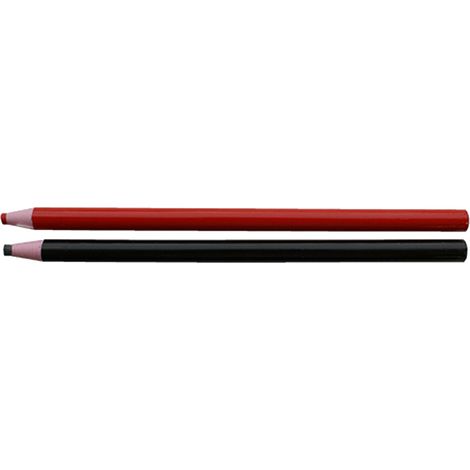Tileasy Black and Red 2 x Pencil Pack of Water Resistant China Markers - CM