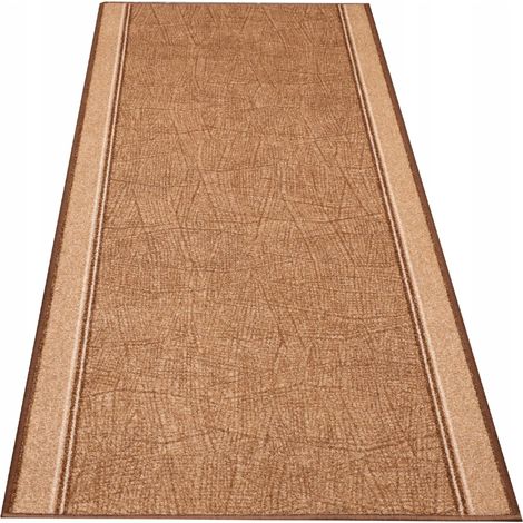 [7] Tapis de couloir caoutchouté CAMARO BEIGE 80X200cm D7365 (1/5)