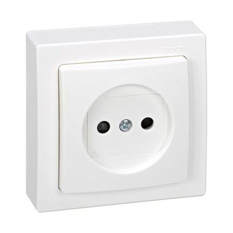 Base spina bipolare monoblocco BIANCO Simon 73 loft 73431-50