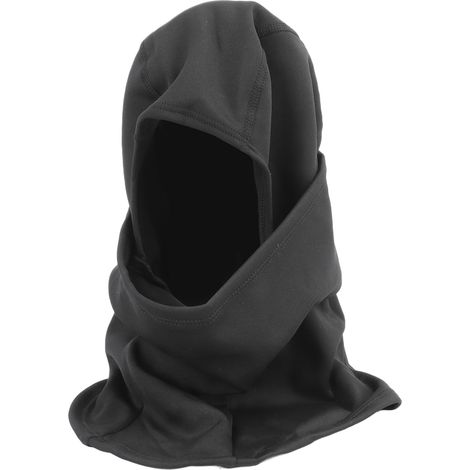 Masque anti-vent vélo couvre-visage thermique homme femme froid ski moto noir (1/5)