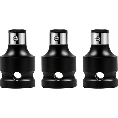 3PCS Impact Wrench Bit Adapters,1/2 to 1/4,Socket Adapter for Hand Tools 1/4 1/2 Inch Impact Douille Adapter with Racc Conversion Bit D ouille Screwdriver (1/5)