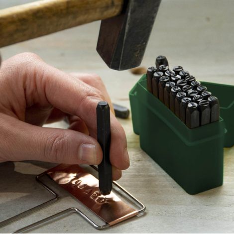 Esschert Design Stempel Set A bis Z für Pflanzschilder - 27 teilig (1/4)
