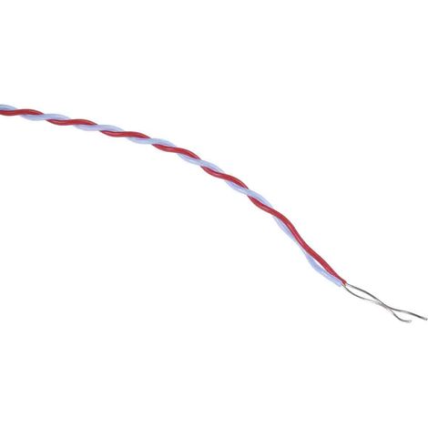 Thermocouple type T Ø 1/0.3mm, L 2m, +250°C max à Câble ( Prix pour 1 ) (1/3)
