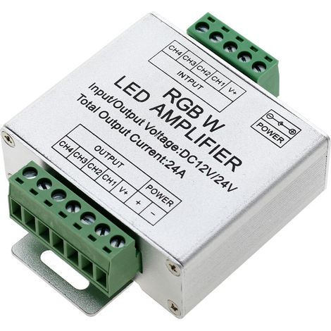 RGBW amplifier, signal amplifier, LED controller, direct sales, relay for high-power LED strip lights