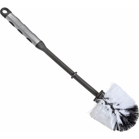 WC-Bürste - Metall Edition silber/schwarz Toilettenbürsten & Toilettenbürstenhalter