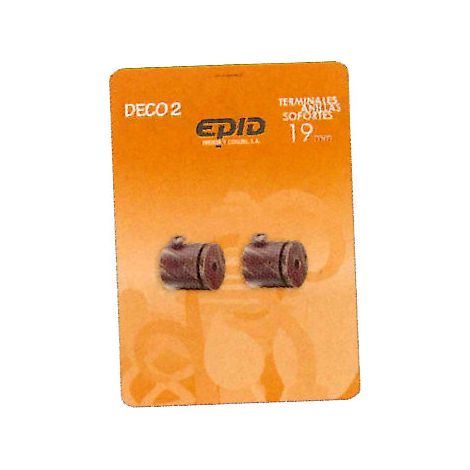Rideau 2 Support Barre 19 mm Couloir Cylindrique 06 Noir