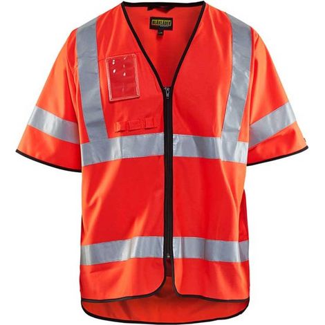 Gilet de travail haute visibilité 3023 - Rouge fluo L/XL (1/4)