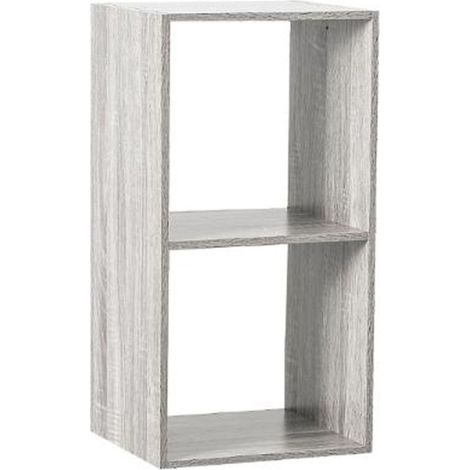 Étagère 2 Cases "Mix N Modul" 34cm Gris