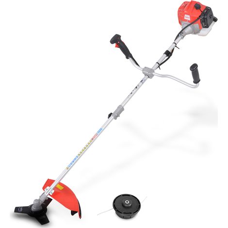 Motorsense Freischneider Benzin 43 cm 2 Takt Rasen Gras Kanten Schneider Trimmer