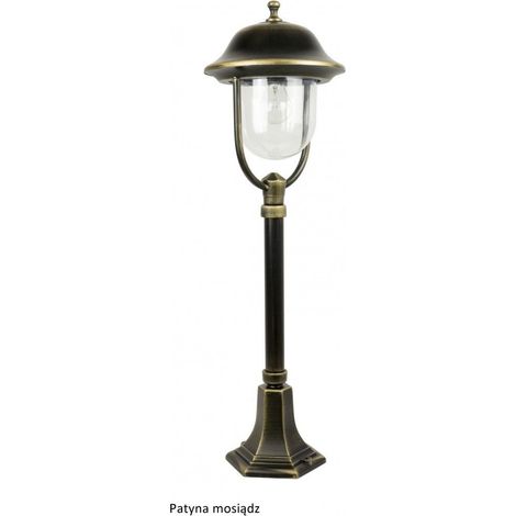 Lampione da giardino 87x25 cm 1xE27 60W ottone patinato IP43 Prince K SU-MA (1/5)