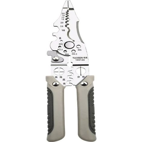 Tuosen 100128 Multifunktions-Abisolierzange für Elektriker, 21,7 x 5,5 x 1,8 cm (1/5)