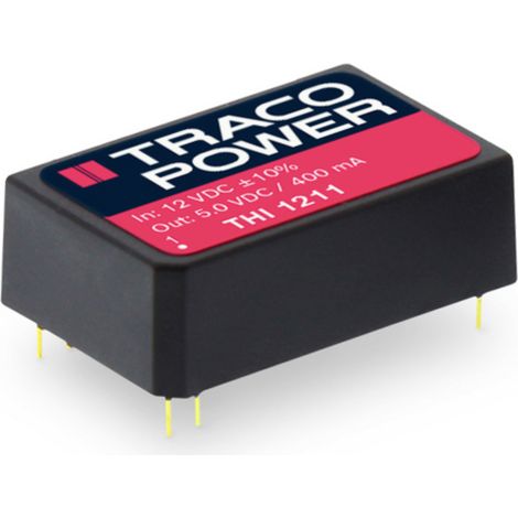 TracoPower THI 0513 DC/DC-Wandler, Print 5 V/DC 15 V/DC 130 mA 2 W Anzahl Ausgänge: 1 x Inhalt 1 St.