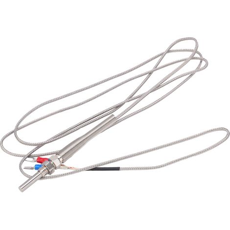 Thermocouple sonde K type à visser M8, capteur de température pour industrie chimique, filetage M8, tige 5x30mm, mesure précise haute température (1/5)