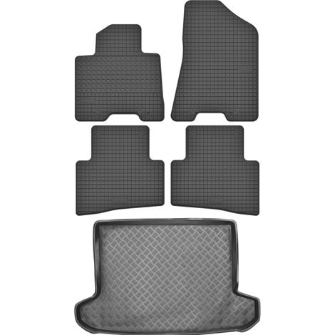 Hyundai Tucson II SUV (2018–2020) – SET: Gummifußmatten + Kofferraummatte
