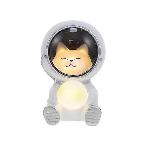 Kreatives Nachtlicht – Nachtlicht in Form eines Astronautenhundes, dekorative Nachttischlampe, universell einsetzbar