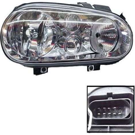 Faros derecho Volkswagen Golf IV 1997-2003  1J1941018B, ajuste manual