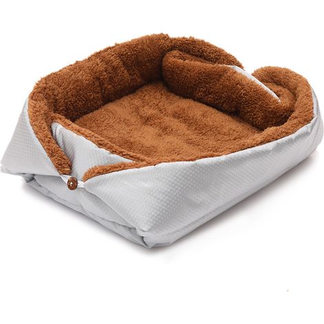Cama Para Mascotas Plegable - Almohadilla Suave Con Borde Elevado - Base Transpirable De Oxford - Para Gatos Y Perros Pequeños Y Medianos - 60 X 50 Cm (1/5)