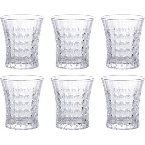 Set 6 Bicchieri in Vetro Trasparenti Shot Josephine 5,5 cl