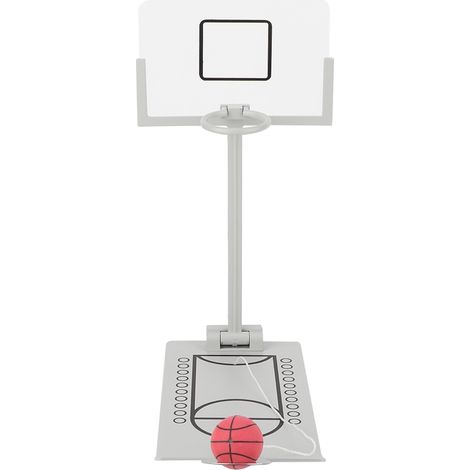Mini-objet de décoration de bureau avec panier de basket, jeu de société pour les amateurs de basket (1/5)