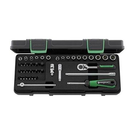 Set di chiavi a bussola 88TX 36 pezzi, 1/4 di pollice, apertura 5-13 mm, Z.22, 6KT (1/2)