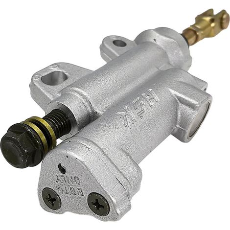 Huayang T2K1 CQR250 Off-Road Motorcycle Rear Upper Cylinder Flat Brake Part, Original Silver Part