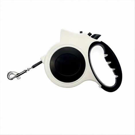 Laisse rétractable lumineuse et réglable pour chien, idéale pour les chiens moyens et grands, parfaite pour les promenades et les courses nocturnes. (1/5)