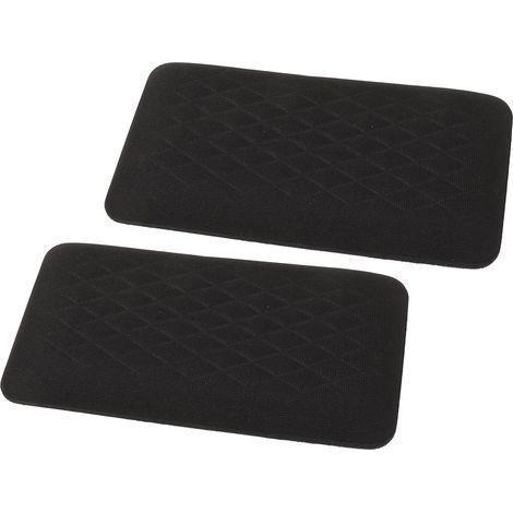 Set aus 2 Auto-Beinschutzkissen, aus weichem Schwamm, universell, für die Mittelkonsole, Knie und Ellbogen, schwarz. (1/5)
