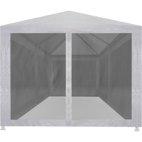 Tente de réception avec 6 parois en maille 4 x 3 m (1/5)