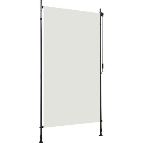 vidaXL Tenda a Rullo per Esterni 120x270 cm Crema (1/5)