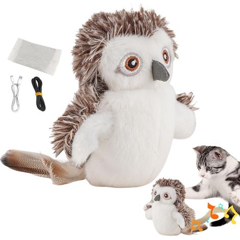 Jouet pour Chat Oiseau Battant - Oiseau Rechargeable avec À Chat Et 3 Modes (1/5)