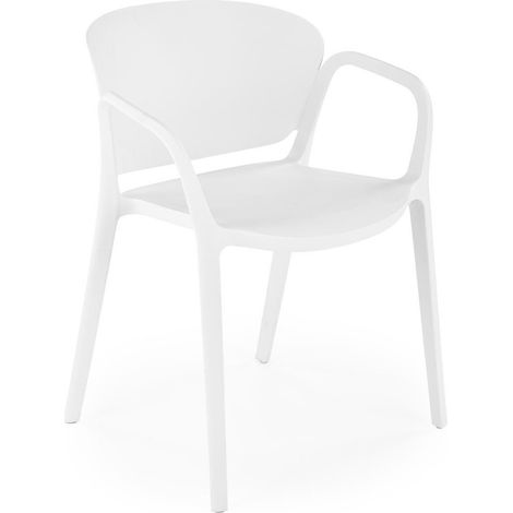 Silla Houston 1736, Blanco, 76x60x67cm, Plástico