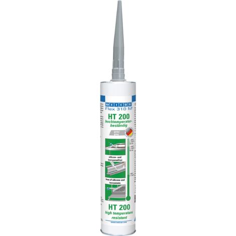 Flex 310M Dichtungsklebstoff, HT 200 310 ml MS-Polymer grau, flexibler Klebstoff für Metall und Kunststoffe, silikonfrei