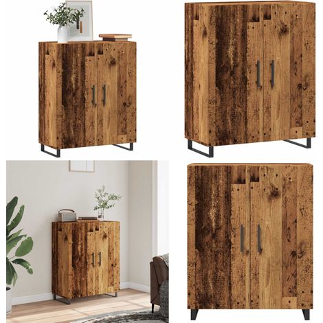 vidaXL Sideboard Altholz-Optik 69,5x34x90 cm Holzwerkstoff (1/5)