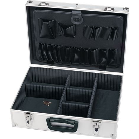 Draper Tools Aluminum Toolbox 33x46x15 cm, Black (1/5)