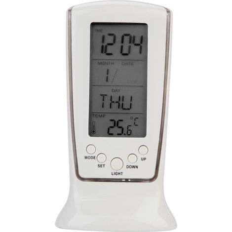 Horloge numérique, thermomètre numérique, horloge décorative, horloge musicale, réveil, horloge électronique (1/5)