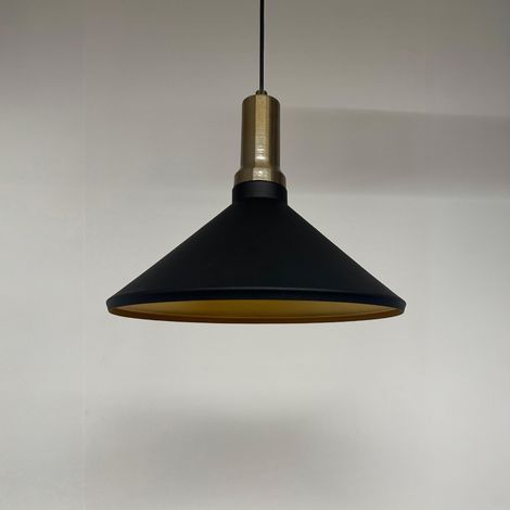 bamyum Serce Suspension Luminaire Vintage, Lustre Salon de 35 cm en Métal, Lampe E27 pour Chambre, Salle à Manger (1/4)