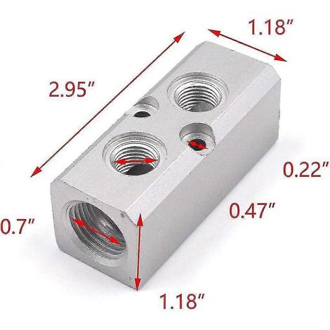 Luftverteilerblock für pneumatische Kompressoren, Luftauslassrohr, jxlgvSIZE 1 SZRH AJ