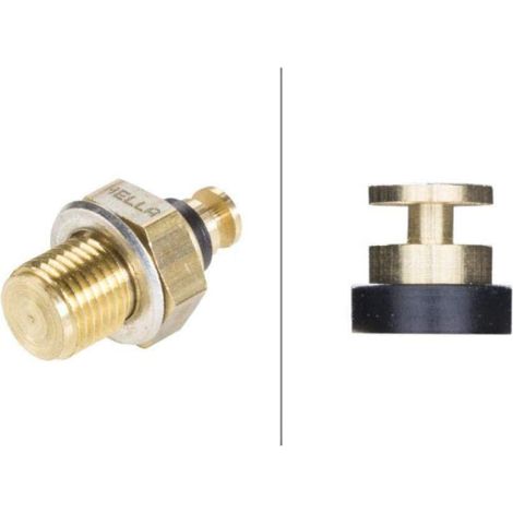 HELLA 6PT 009 309-441 Sensore, Temperatura refrigerante, 12V, 1a... poli, avvitato (1/2)