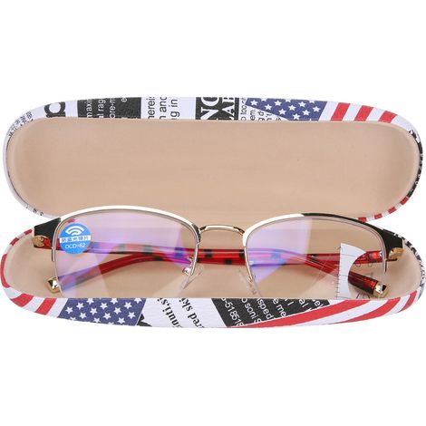 Lunettes de Lecture Anti-Fatigue Verres Anti-Lumière Bleue, Universel Homme Femme Senior, +100, Protection Oculaire, Vision Confortable (1/5)
