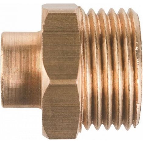 Thermador 243GC1215 - Straight brass solder fitting - M 1/2" - Ø 12 mm