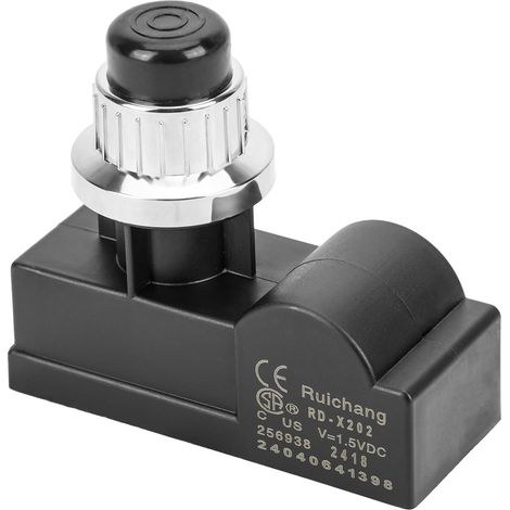 Allume-feu électronique pour barbecue - 1 pièce - Métal argenté - Générateur d'étincelles intégré - Pour grils à 2 brûleurs - Trou de 2,2 cm (1/5)