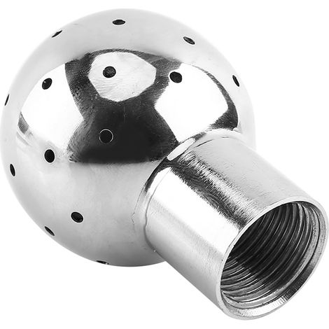 1 boule de nettoyage de réservoir sanitaire en acier inoxydable à filetage femelle G1/2 (fixe) (1/5)