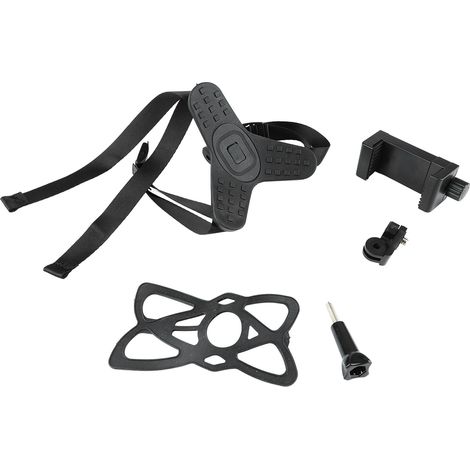 Support de mentonnière pour casque, léger et souple, en silicone, pour caméras sportives et téléphones portables. (1/5)