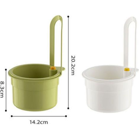 Passoire Évier - Système Clip Robinet - Filtre Maille Fine - Vidange Automatique - Pour Cuisine - 1 Pièce (1/5)