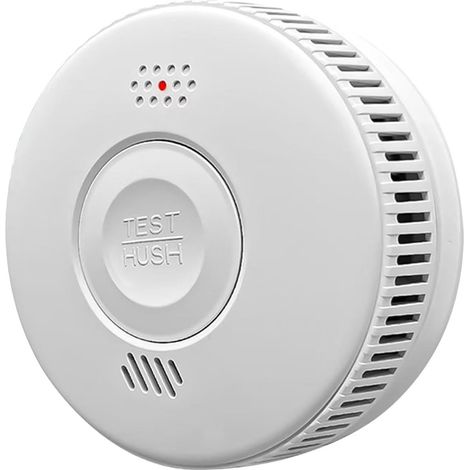 Détecteur de Fumée Wi-Fi avec Batterie Rechargeable – Alarme Incendie 85dB, Capteur Photoélectrique Haute Sécurité