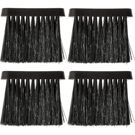 Brosse de cheminée Rechange, Balai De Rechange pour Ustensiles De Cheminée, tête de Brosse de Rechange allongée, pour la Maison et Le Nettoyage de la cheminée (Lot de 4) (1/5)