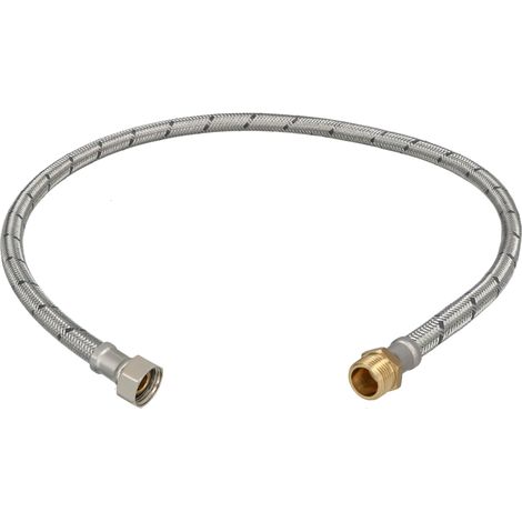 Raccordo flessibile femmina-maschio da 3/8” per rubinetti da 80 cm (1/5)