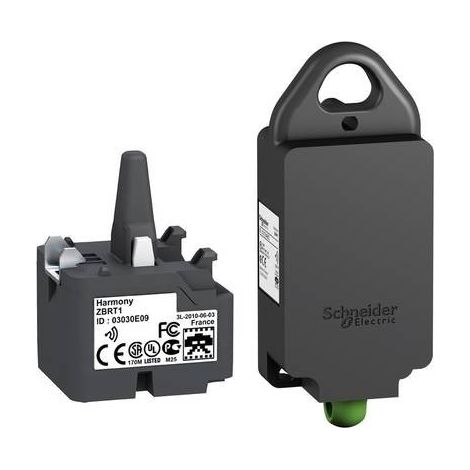 Schneider Electric ZBRT1 ZBRT1 Trasmettitore per pulsanti senza fili 1 pz. (1/2)